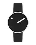 34 mm / Black dial / Black Bio based TPU strap