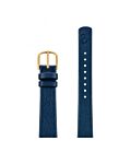 NAVY BLUE LEATHER STRAP 16 MM / 34 MM WATCH