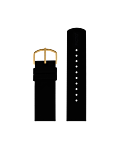 Black silicone strap 20 mm