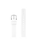 White silicone strap 12 mm
