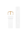 White silicone strap 20 mm