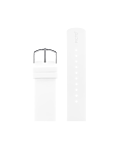 White silicone strap 20 mm