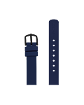 Navy blue silicone strap 12 mm