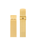 Mat guldfarvet mesh-rem, 20 mm 