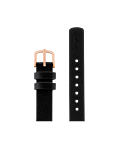 BLACK LEATHER STRAP 12 MM
