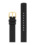 BLACK LEATHER STRAP 14 MM