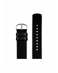 BLACK LEATHER STRAP 20 MM