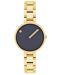 Midnight Blue dial / Polished Gold Steel bracelet
