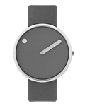 40 mm / Thunder Grey urskive / Thunder Grey læderrem