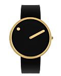 Black dial / Black silicone strap
