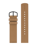 CAPPUCCINO BROWN LEATHER STRAP 14 MM