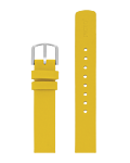 CANARY YELLOW LEATHER STRAP 14 MM