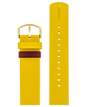 CANARY YELLOW LEATHER STRAP 20 MM