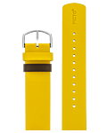 CANARY YELLOW LEATHER STRAP 20 MM