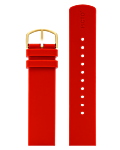 Cinnamon red silicone strap 20 mm