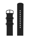 MANTA RAY BLACK RECYCLED STRAP 20 MM - XL