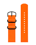 SIGNAL ORANGE RECYCLED STRAP 20 MM