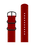 サニー レッド リサイクル プラスチック ストラップ 20mm 