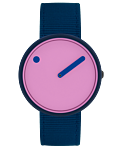 40 mm / Pink Reef dial / Navy Blue recycled strap