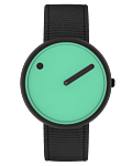 40 mm /Pacific Green dial / Manta Ray Black recycled strap