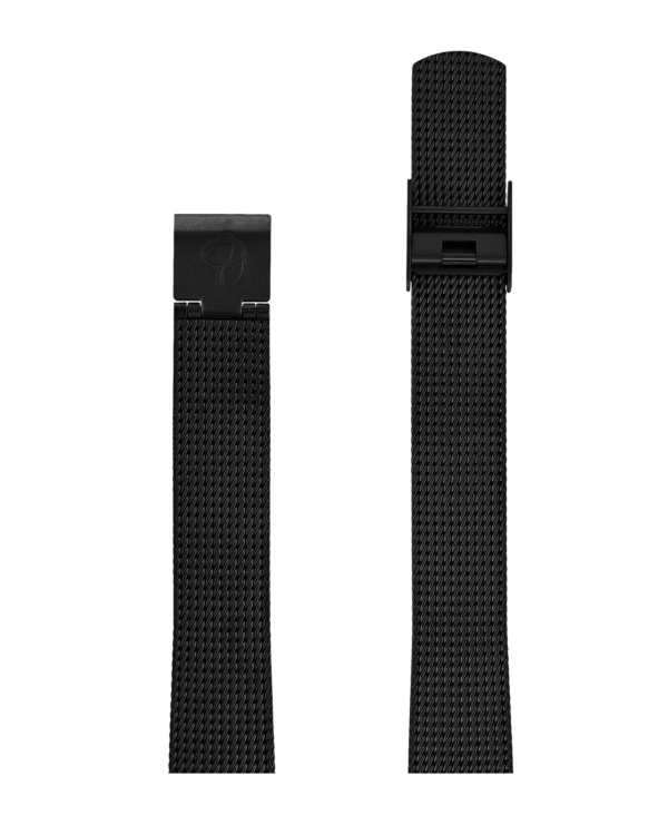 MATT BLACK MESH BAND 14 MM / 30 MM WATCH
