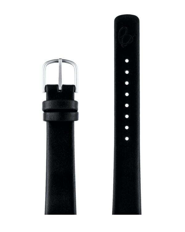 BLACK LEATHER STRAP 16 MM / 34 MM WATCH