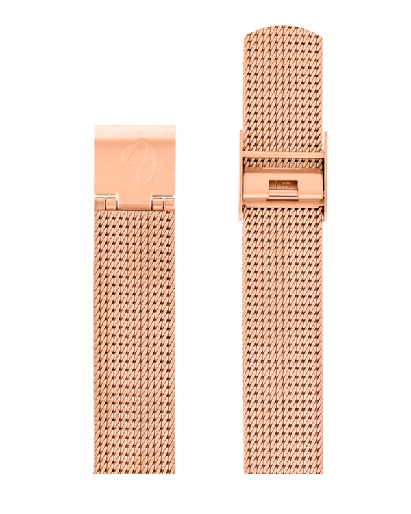 MATT ROSE GOLD MESH BAND 16 MM / 34 MM WATCH