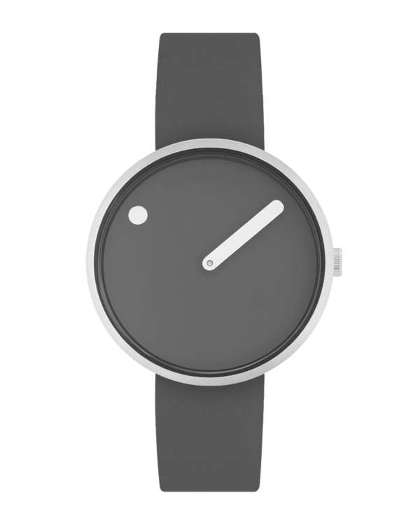 34 mm / Thunder Grey dial / Thunder Grey leather strap