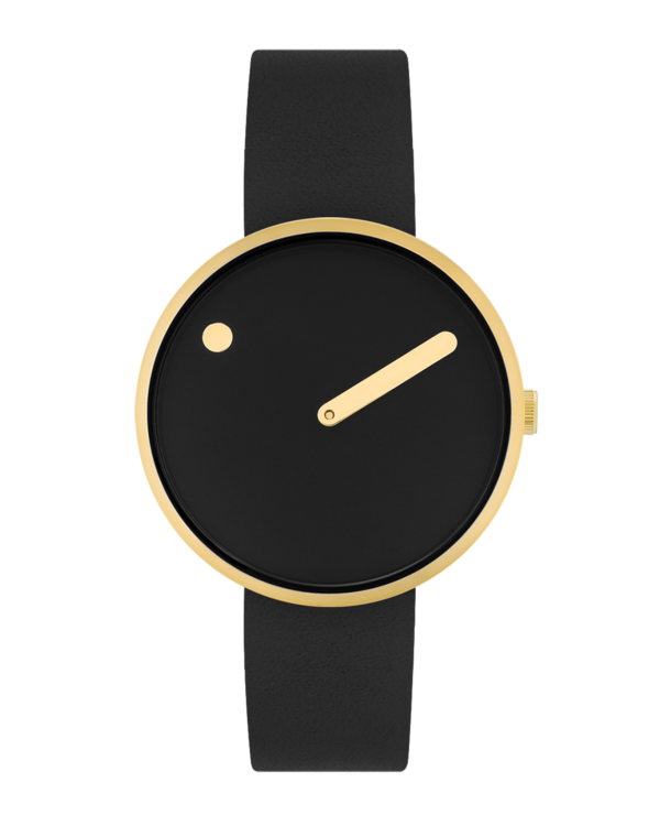 34 mm / Black dial / Black Bio based TPU strap
