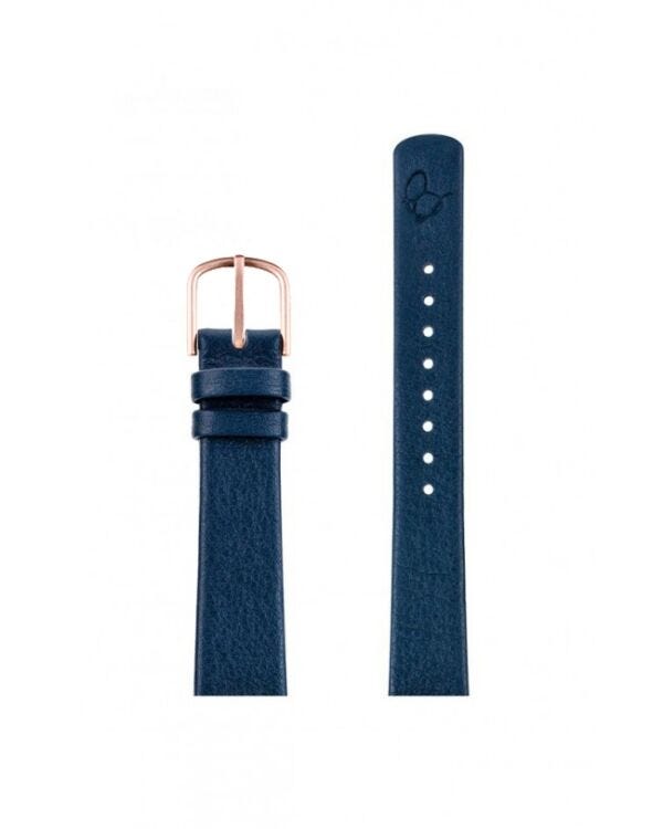 NAVY BLUE LEATHER STRAP 16 MM / 34 MM WATCH