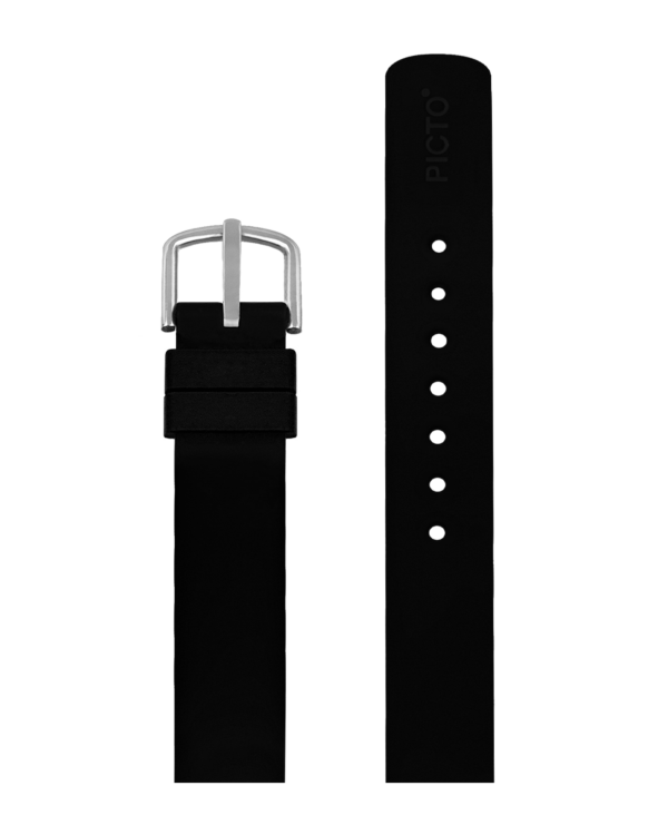 Black Bio based TPU strap 14 mm