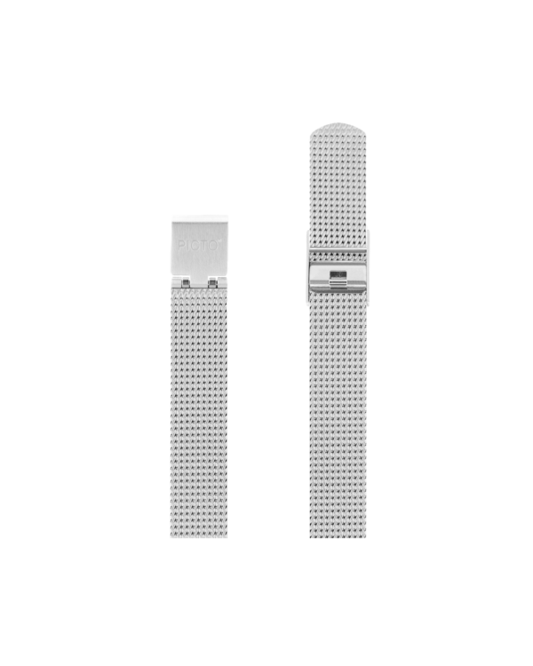 Matt steel mesh band 12 mm