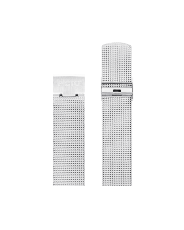 Matt steel mesh band 20 mm