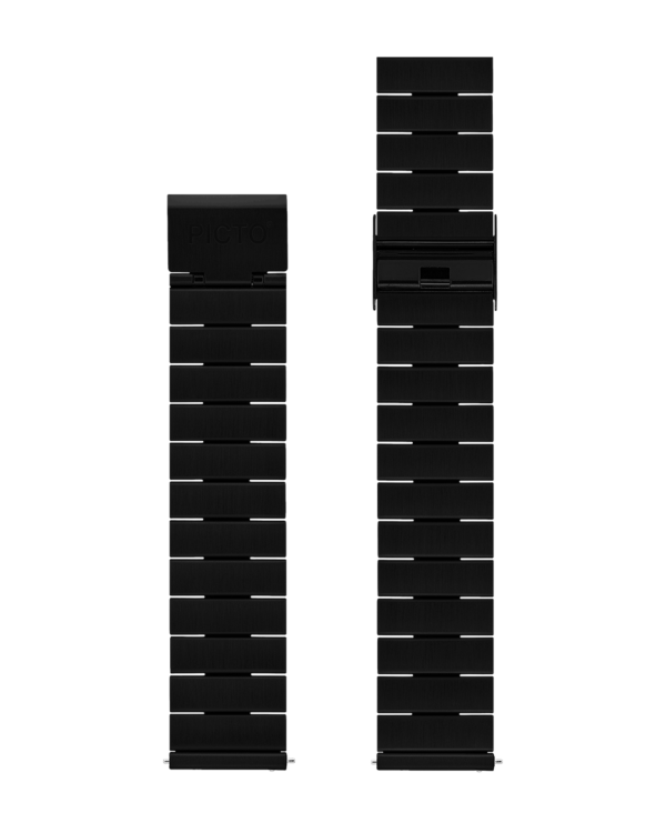 Black Steel bracelet 20 mm