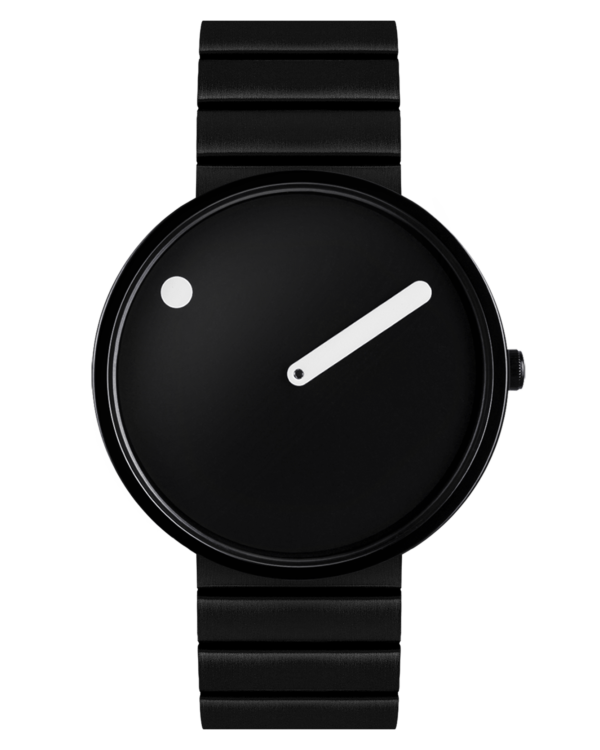 Black dial / Black Steel bracelet