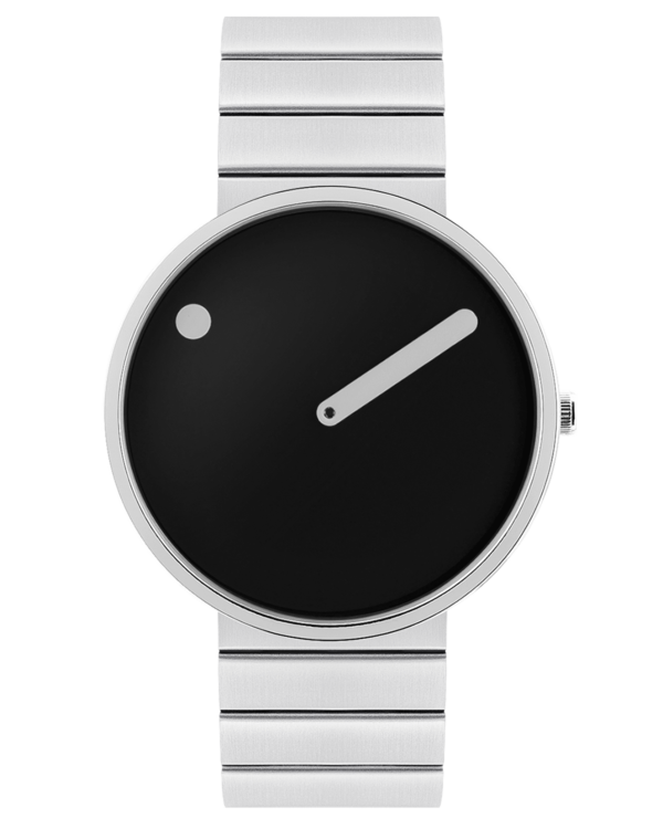 Black dial / Brushed Steel bracelet