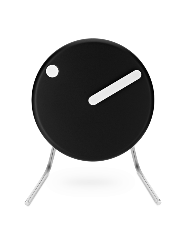PICTO Table Clock, Cosmic Black