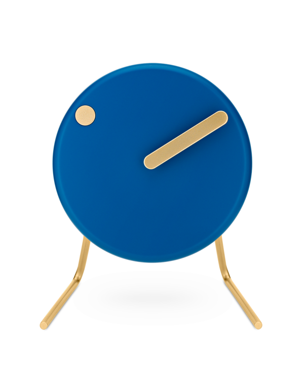 PICTO Table Clock, Royal Blue
