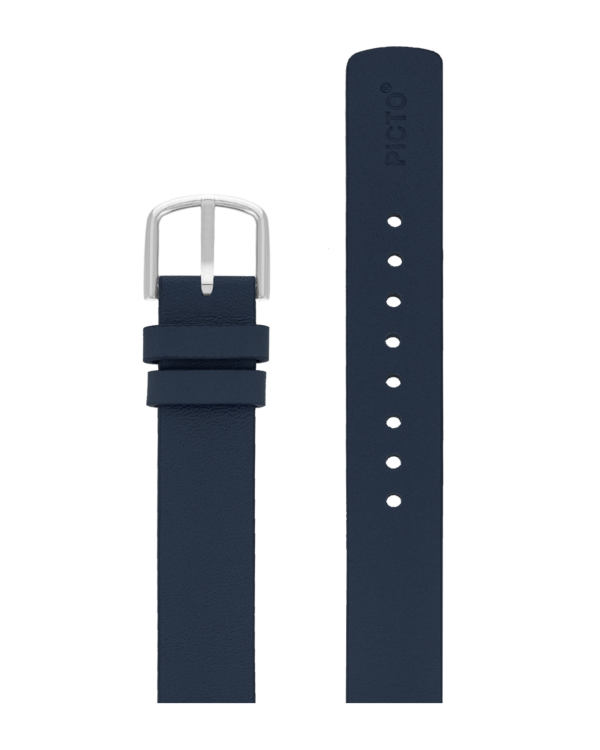 MIDNIGHT BLUE LEATHER STRAP 14 MM