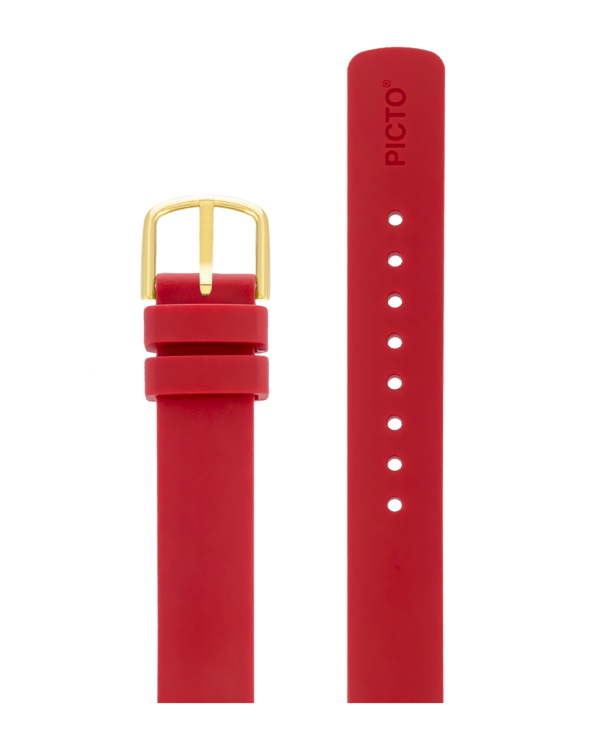Cinnamon red Bio based TPU strap 14 mm