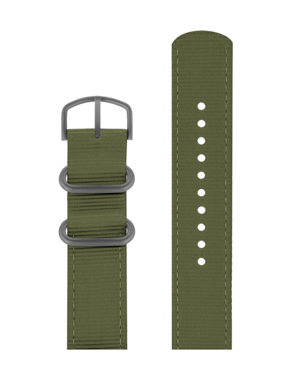 TURTLE GREEN RECYCLED STRAP 20 MM