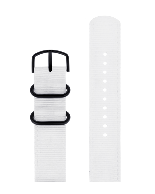 PEARL WHITE RECYCLED STRAP 20 MM