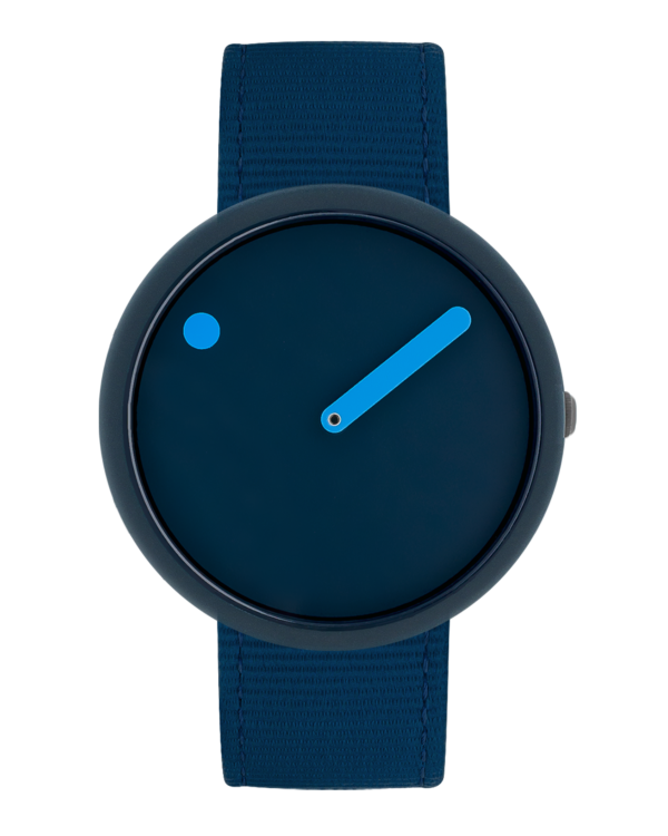 40 mm / Navy Blue dial / Navy Blue recycled strap