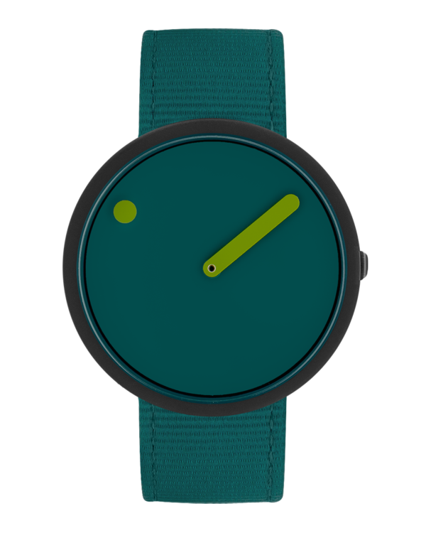 40 mm / Ocean Green dial / Ocean Green recycled strap