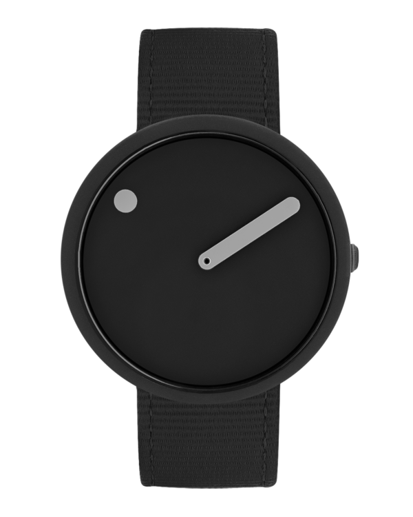 40 mm / Shark Grey dial / Manta Ray Black recycled strap