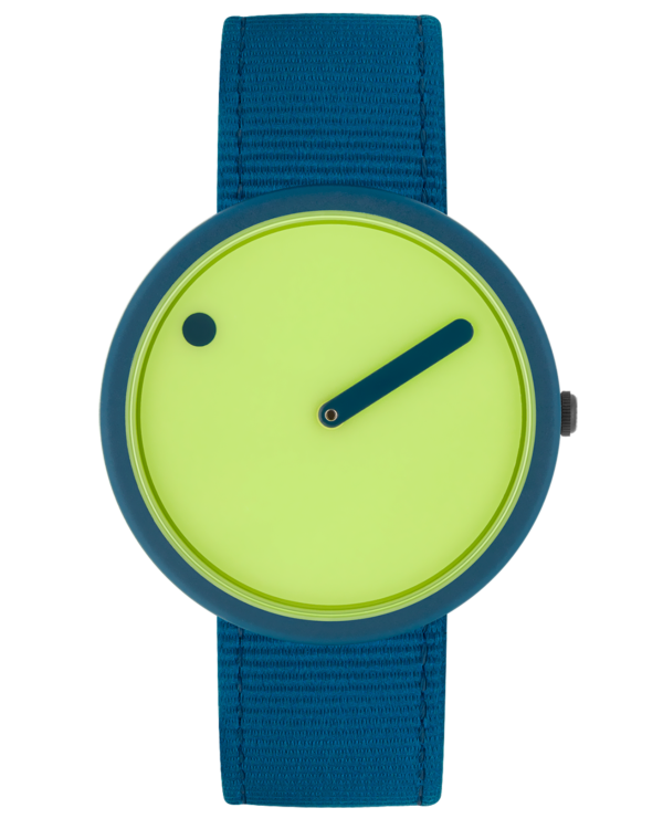 40 mm / Paradise Green dial / Deep Blue recycled strap