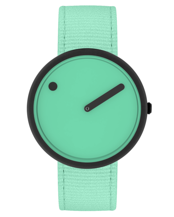 40 mm /Pacific Green dial / Pacific Green recycled strap